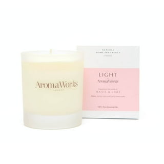 AromaWorks Basil & Lime Candle 30cl Medium AromaWorks Basil & Lime Candle 30cl Medium