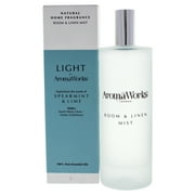 AromaWorks Room and Linen Mist, Room Spray, Spearmint and Lime, 3.4 oz