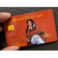 thumbnail image 1 of Aromabug: Funny Fake Bankcard: Mixed Race Card, Fade Resistant, 4 Pack, 1 of 5