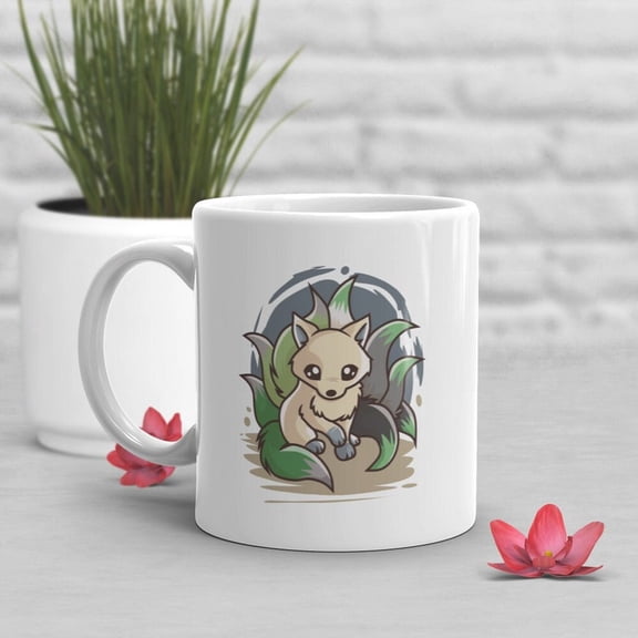 Aromantic Pride Coffee Mug, Aro Pride F11lag Gift, L1GBT Mug, Gay Pride Month Festival, AS1exual, Ace, Subtle Furry Fox KI1Une j1apan Anime