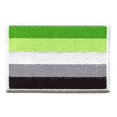 thumbnail image 1 of Aromantic Pride Flag Patch LGBTQ+ Embroidered Iron On, 1 of 2