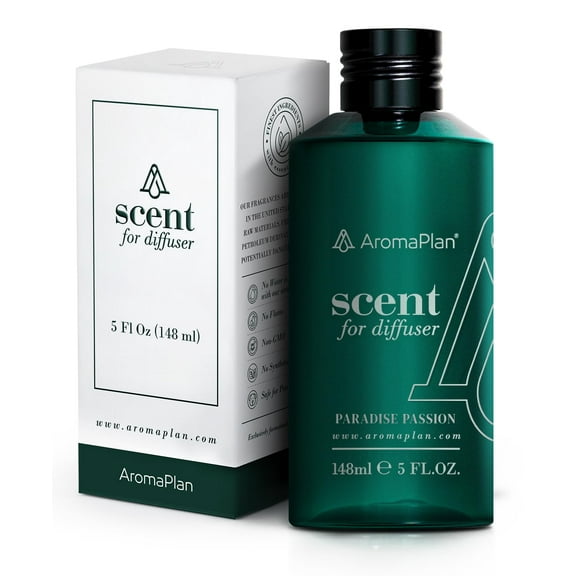 Aromaplan Hotel Scents, Paradise Passion 5 Fl Oz (148ml)- Home Luxury Aroma & Hotel Diffuser Oil-Hotel Diffuser Oil for Aromatherapy- USA Made, Bigger Bottle, Bolder Aroma & Longer Lasting
