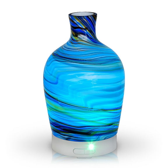 Aromar 100 mL Glass Decanter Style Abstract Essential Oil and Scented Oil Diffuser (Multi-color)