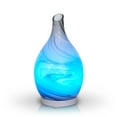 thumbnail image 1 of Aromar 100 mL Rotating Glass Amphora Design Ultrasonic Aroma Oil Diffuser (Abstract Grey), 1 of 2