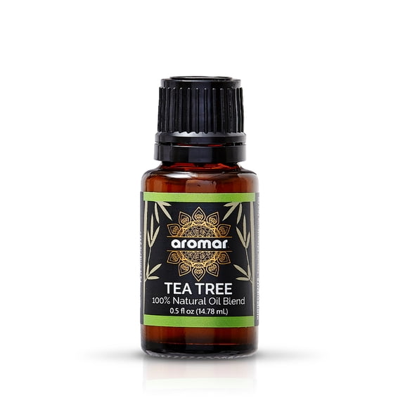 Aromar Black Label Series 100% Pure and Natural Essential Oil Blend 0.5 oz./14.78 mL (Tea Tree)