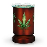 Aromar Electric Copper Touch Herb Design Aromatic Oil and Wax Warmer Centered