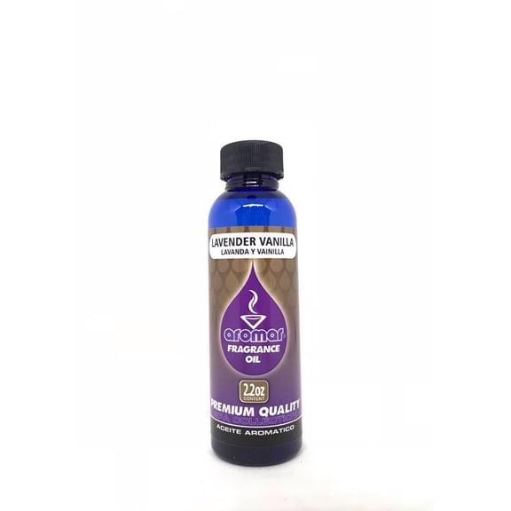 Aromar Essential Fragrance Oils 65 ml Bottle Premium Aromatherapy Oil USA Made, Lavender Vanilla