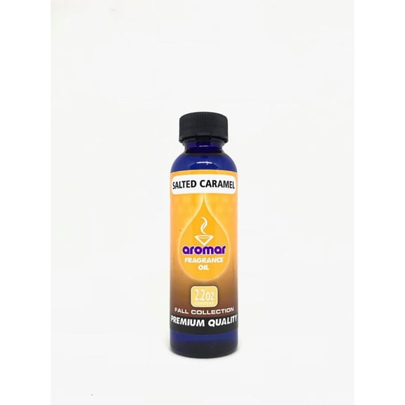 Aromar Essential Fragrance Oils 65 ml Bottle Premium Aromatherapy Oil USA Made, Sea Salted Caramel