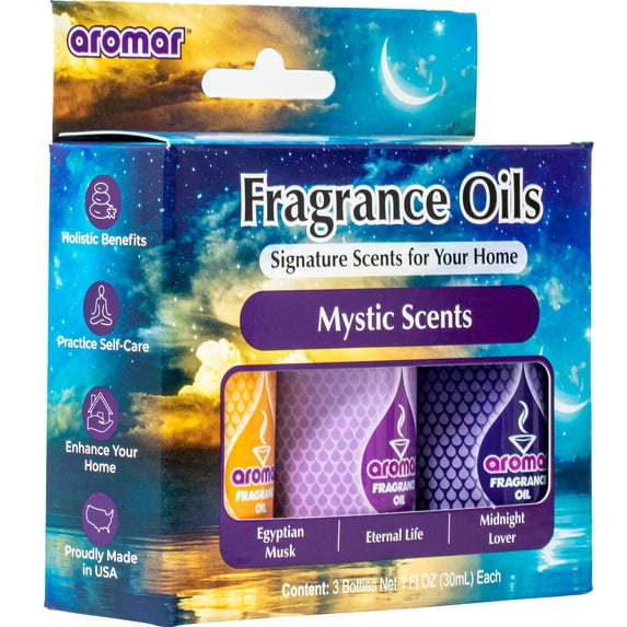 Aromar Signature Scents Aromatic Fragrance Oils, 1 oz. (Mystic Scents)