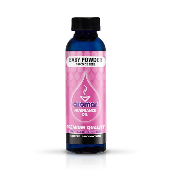Aromar Spa Collection Baby Powder Essential Aromatic Burning Oil (2 Oz Bottle)