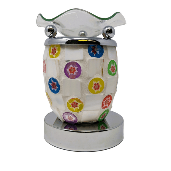 Aromar Touch Oil Burner Flower and Tiles Pattern