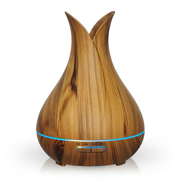 Aromar Wood Bloom 100 mL Ultrasonic Essential Oil and Aroma Oil Diffuser (Birch)