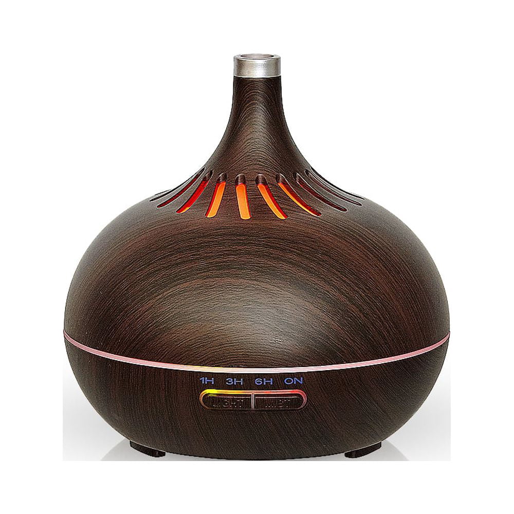 Aromar Wood Metallica 400 mL Ultrasonic Essential Oil and Aroma