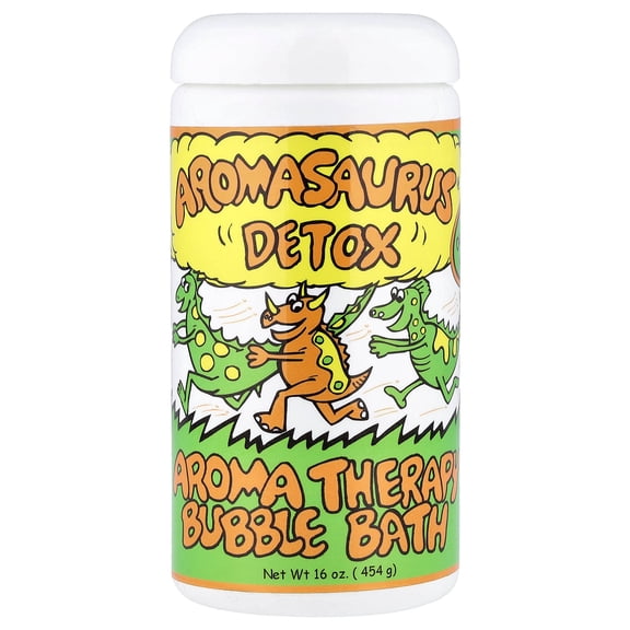 Abra Therapeutics Aromasaurus Detox, Aroma Therapy Bubble Bath For Children, 16 oz (454 g)