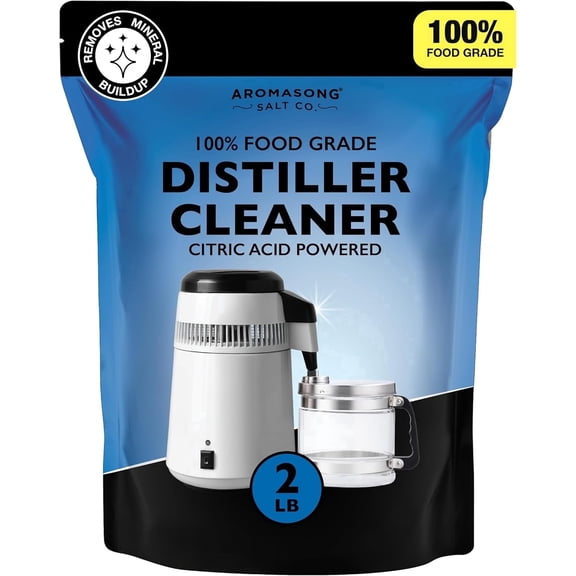 Aromasong Coffee Maker Descaler Powder, Citric Acid Cleaner for Coffee Machines & Distillers, 2 lb