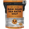 thumbnail image 1 of Aromasong Raw Dead Sea Bath Salt 2.43 lb pack – Minimally Cleaned, Mineral-Rich with Dead Sea Mud, 100% Pure Natural Soaking Salts, 1 of 7