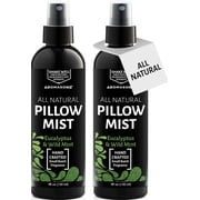 Aromasong Eucalyptus & Mint Pillow Spray, 2-Pack, Natural Linen & Bed Mist for Sleep, Aromatherapy Essential Oil Spray, 4 fl oz