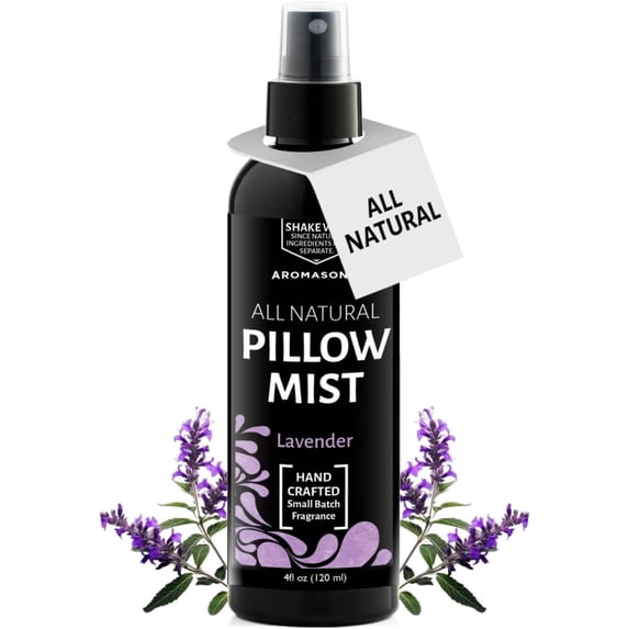 Aromasong Lavender Pillow Spray 4 oz | All Natural Sleep Mist for Pillows & Linens, Relaxing Aromatherapy Bedtime Spray
