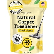 Aroma song Carpet Deodorizer Powder, 100% natural, Pet Odor Eliminator, Baking Soda Carpet Freshener, Pet Safe, Citrus Scent