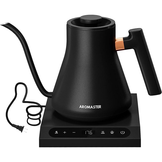 Aromaster® Gooseneck Kettle with Temperature Control, Electric Pour