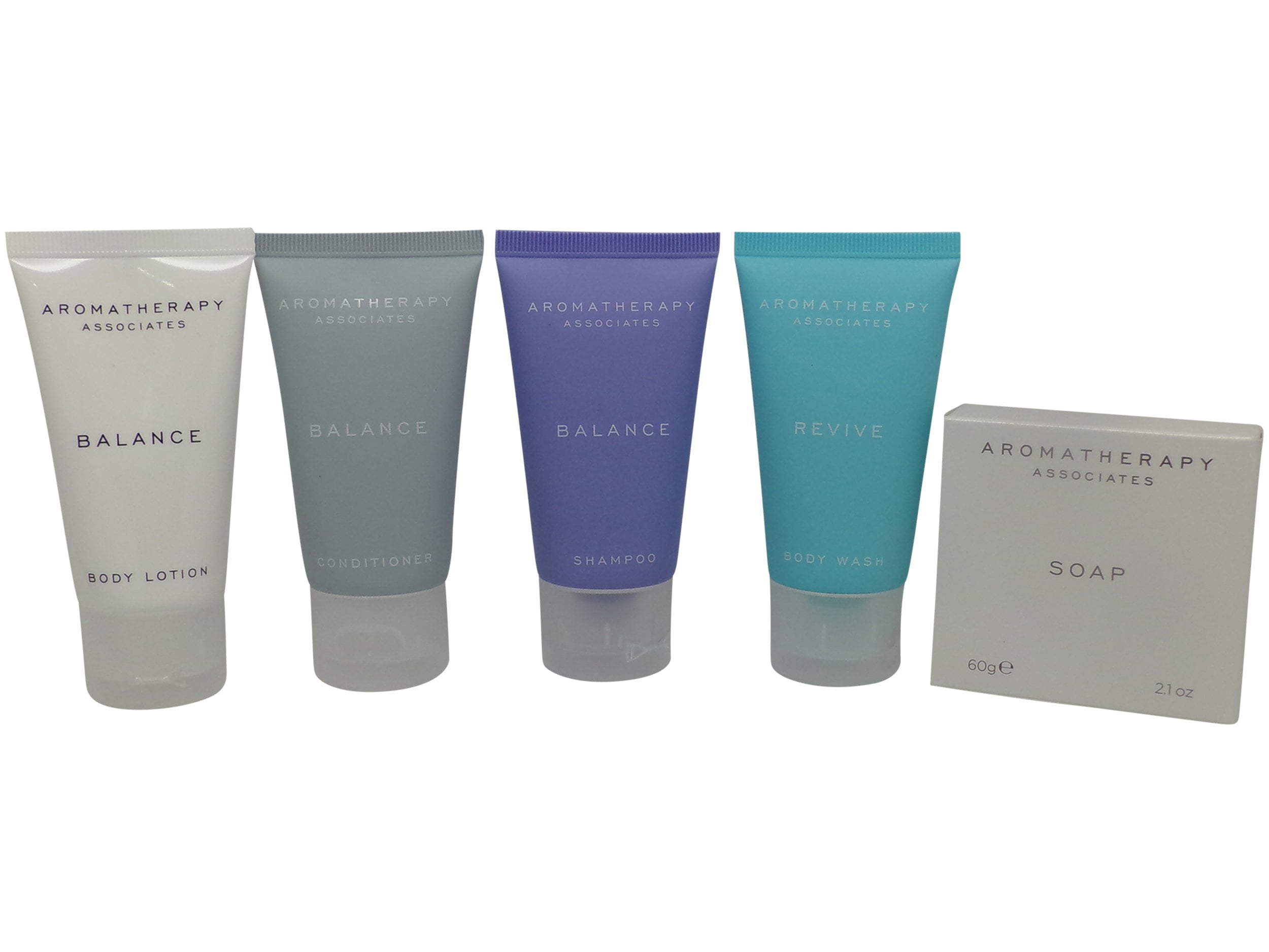 Aromatherapy Associates Travel Set Shampoo, Conditioner, Lotion, Body Wash, Soap