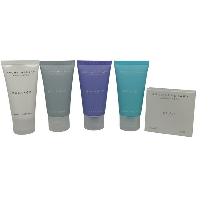 Aromatherapy Associates Travel Set Shampoo, Conditioner, Lotion, Body