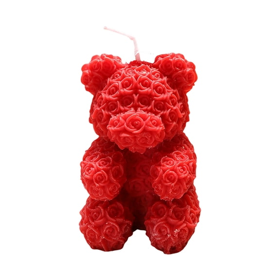 Aromatherapy Candle Rose Bear, Long-Lasting Fragrance, Valentine's Day Home Decoration, Soothing Atmosphere