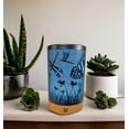 thumbnail image 1 of Aromatherapy Diffuser, KAV Shadow of The Butterfly Black Metal Essential Oil Diffuser, 150ml Ultrasonic Cool Mist Home Humidifier Diffusers, LED Lighting and Auto Shut-Off, Essential Oil Included, 1 of 6