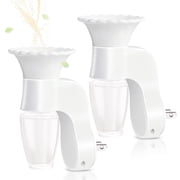 LA BELLEFEE Wall Fragrance Plug in Compatible with Bath and Body Works WallFlower Fragrances 2 Pack, ETL Certified, Rotatable for Home & Office