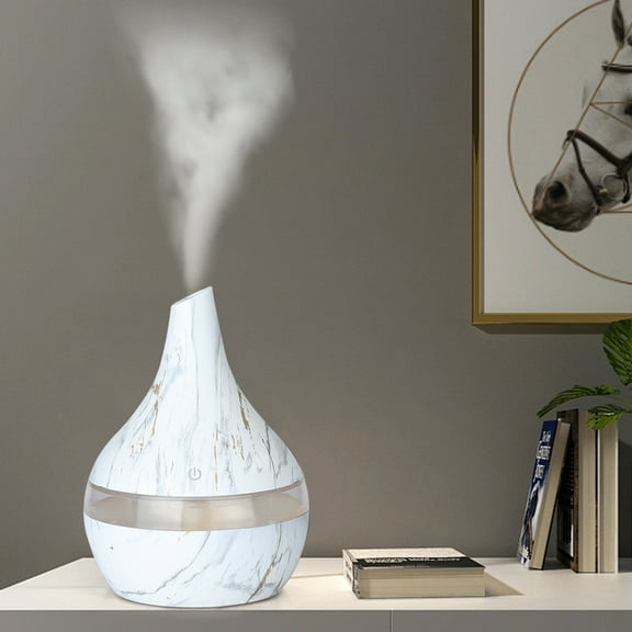 Aromatherapy Essential Oil Diffuser, Diffusers for Home, LED Lights,Cool Mist Humidifiers - Large Fragrance Aromatherapy Diffuser for Office Home Bedroom(White)