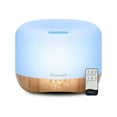 thumbnail image 1 of Aromatherapy Essential Oil Diffuser Room: Humidifier Aroma Scent Cool Mist Diffuser Colorful Lights Wood Cute Small Large Waterless Auto Off Ultrasonic Diffusers Home Bedroom 300ml, 1 of 17