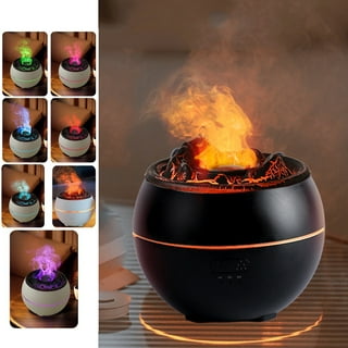 Ultrasonic Essential Oil Diffuser 2 Mist Modes Flame & Volcano