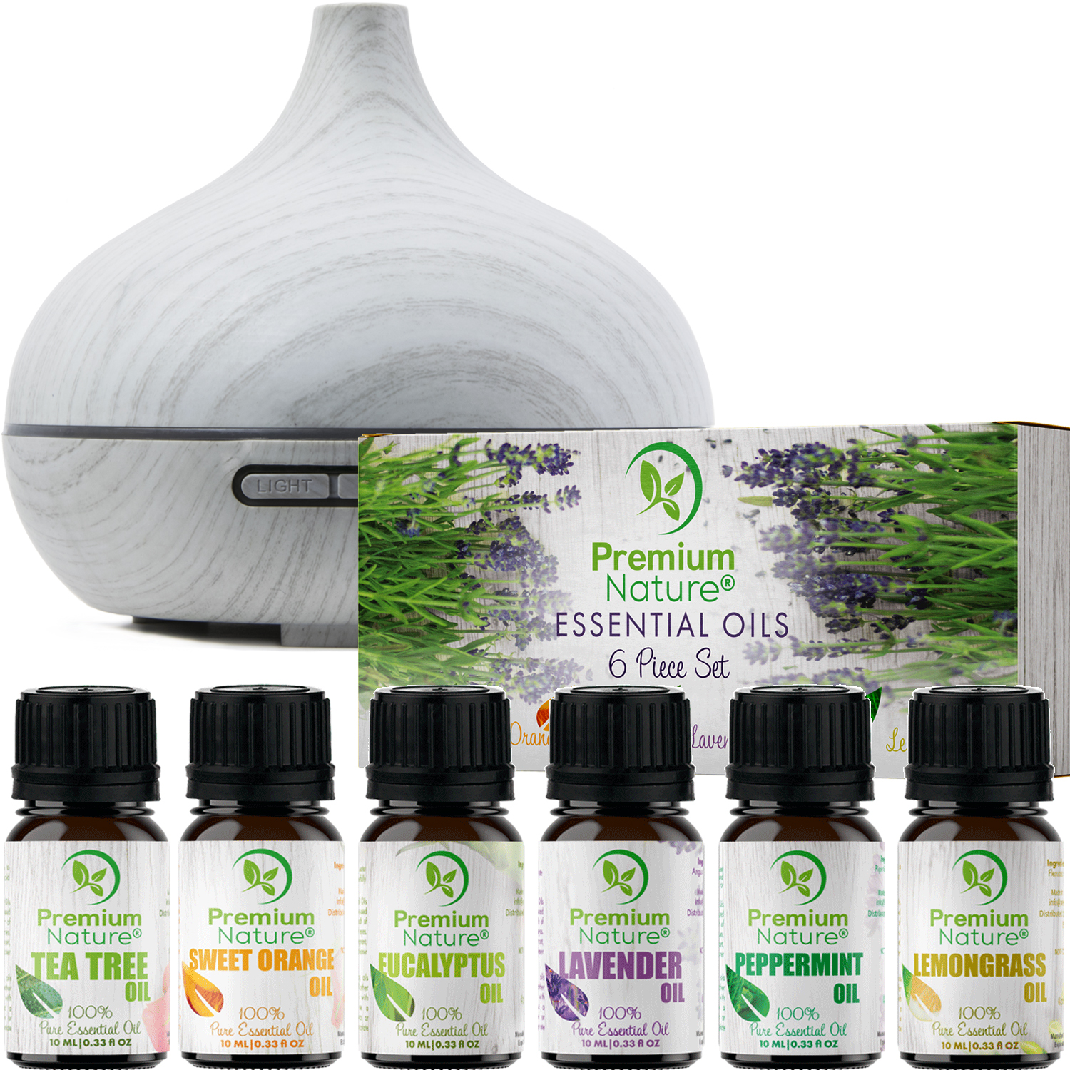 Aromatherapy Essential Oils & Diffuser Gift Set Limited Edition 2.0 - image 1 of 2
