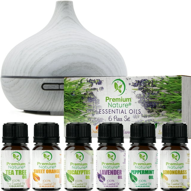 Aromatherapy Essential Oils & Diffuser Gift Set Limited Edition 2.0