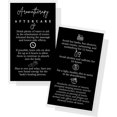 thumbnail image 1 of Aromatherapy Massage Aftercare Cards  50 Pack  2x3.5 inch Business Card Size  Aromatherapy Accessories  Black Card Design, 1 of 6