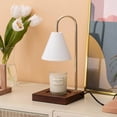 thumbnail image 1 of Aromatherapy Melting Wax Lamp Wooden Atmosphere Night Light, 1 of 7