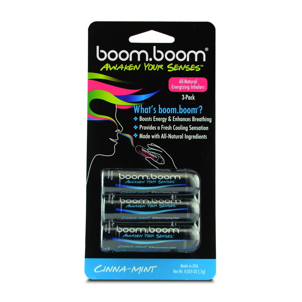 Aromatherapy Nasal Inhaler (Cinnamint 3 Pack) by BoomBoom