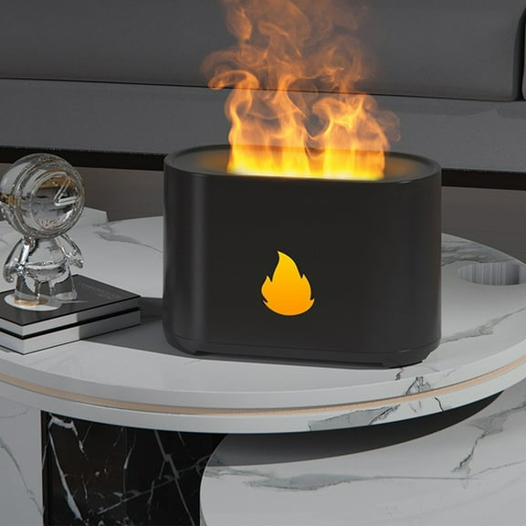 Aromatherapy Oil Diffuser Flame Light Humidifier Quiet Aroma Diffuser for Home Spa Office