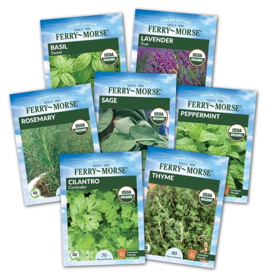 Ferry-Morse Aromatherapy Organic Herb Seed Variety Pack - 7 Pack