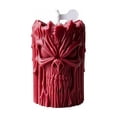 thumbnail image 1 of Aromatherapy Pillar Candles Halloween Scented Candle Cylinder Wax for Fall Decor Autumn Harvest Room Fragrance Gothic Party Tabletop Centerpiece Spooky Decorative Holiday，Red, 1 of 6