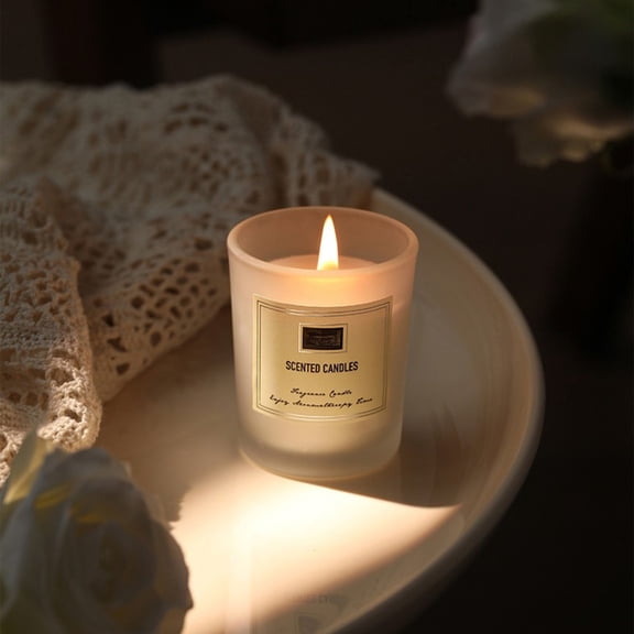 Aromatherapy Scented Candle 40-Hour Burn Time, Decorative Home Candles for Gift Giving, White Aromatherapy Candles for Bedroom Decor