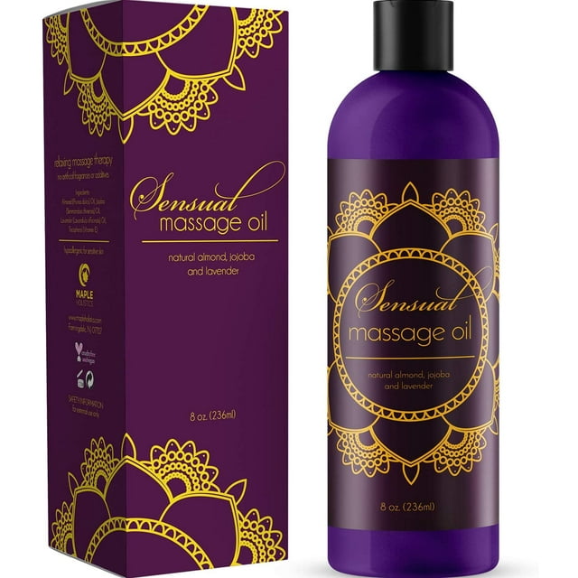 Aromatherapy Sensual Massage Oil for Couples Lavender Massage Oil for