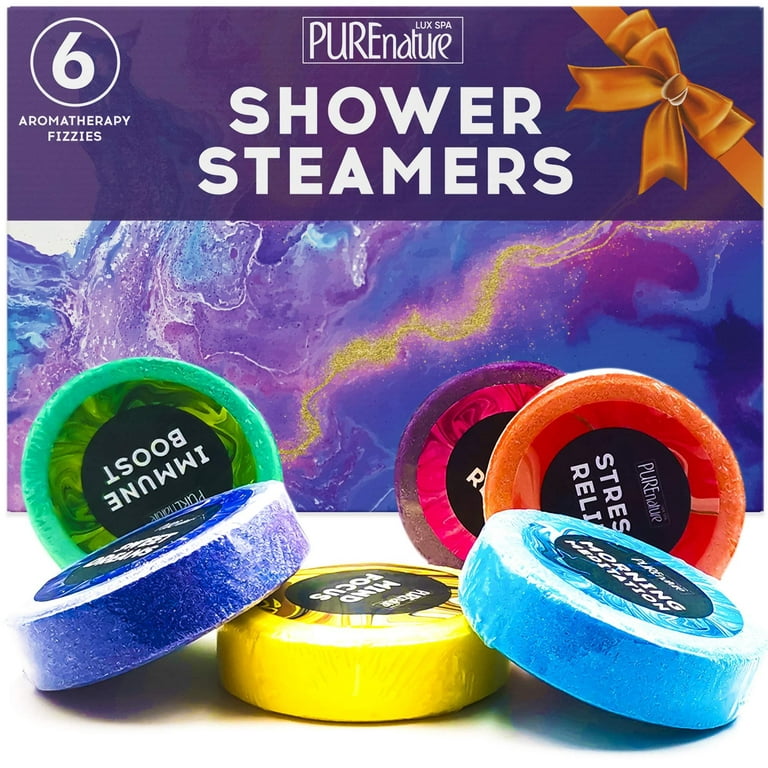 Aromatherapy Shower Steamers - Bath Bombs for Showers - Stress Relief and Relaxation Spa Gifts for Women and Mom Who Has Everything - Relaxing Tablets