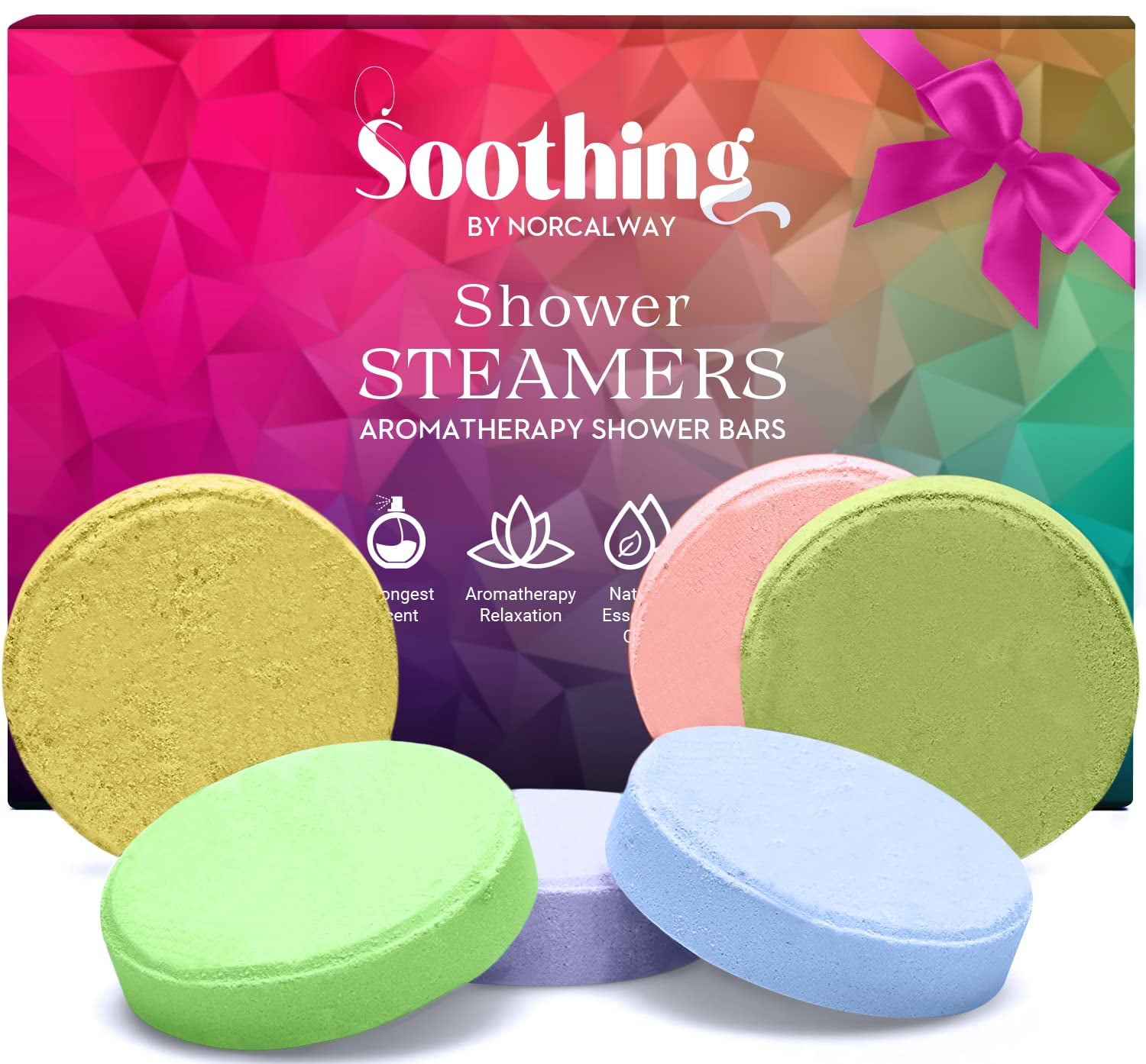 Aromatherapy Shower Steamers Ts For Mothers Day Pack Of 6 Shower