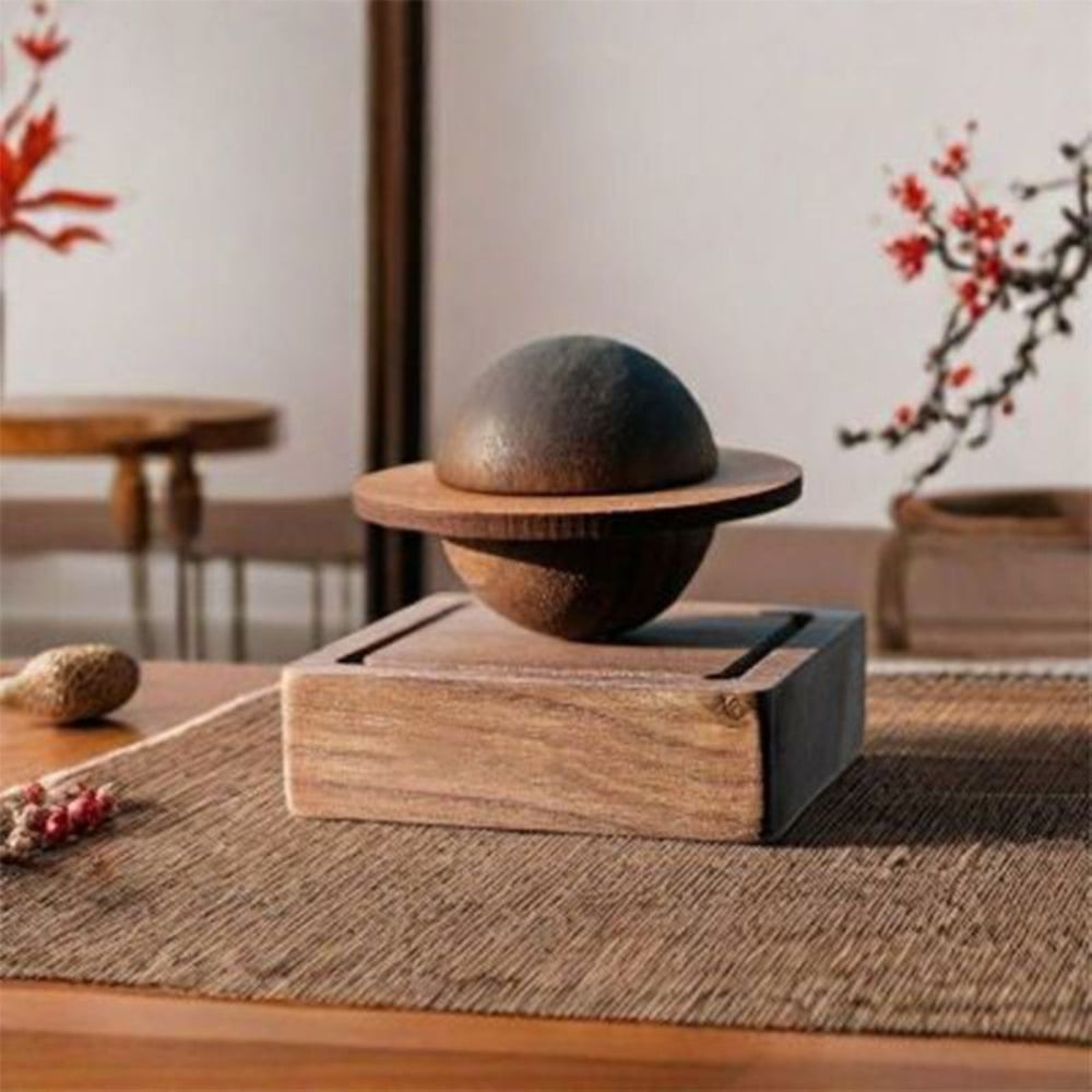 Aromatherapy Wood-New Black Walnut Planet Style - Flameless Diffuser ...