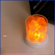 Aromatherapy salt lamp creative Himalayan style salt stone  bedroom bedside atmosphere night light