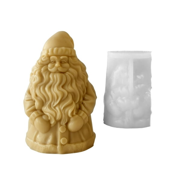 Aromatherapys Mold,Christmas Santa Silicone Mold for Making for Diys Handmade Soap Home Decorations
