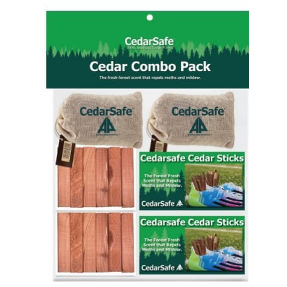 Aromatic Cedar Combo Pack-Includes Sachets, Blocks and Sticks (1 Combo Pack)