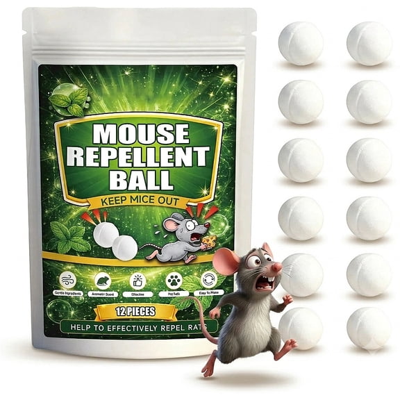 Aromatic Scent Balls, Odor Block Pellets, Plant Oils Solid Scented Barrier Package for Adult Home Garage Shed Warehouse Construction and Furniture Property Upkeep, 12-Piece Set