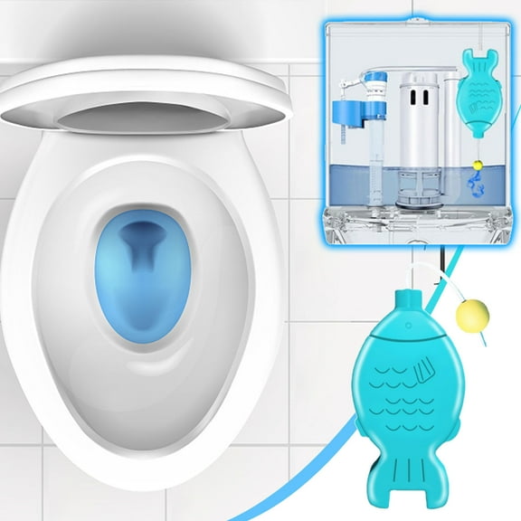 Aromatic Toilet Cleaner Liquid,Fast-Acting Toilet Bowl Cleaner for Sitting and Squatting Toilets,Long-Lasting Odor Removal and Stain Elimination,Refreshing Fragrance for Bathroom and Washroom-blue